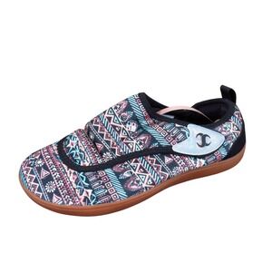Unbranded Tribal Pattern Mens Slippers Size 42 Indoor Outdoor Multicolor Textile